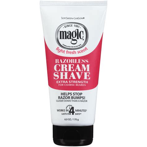 Magic shaving cream for pubiv hair